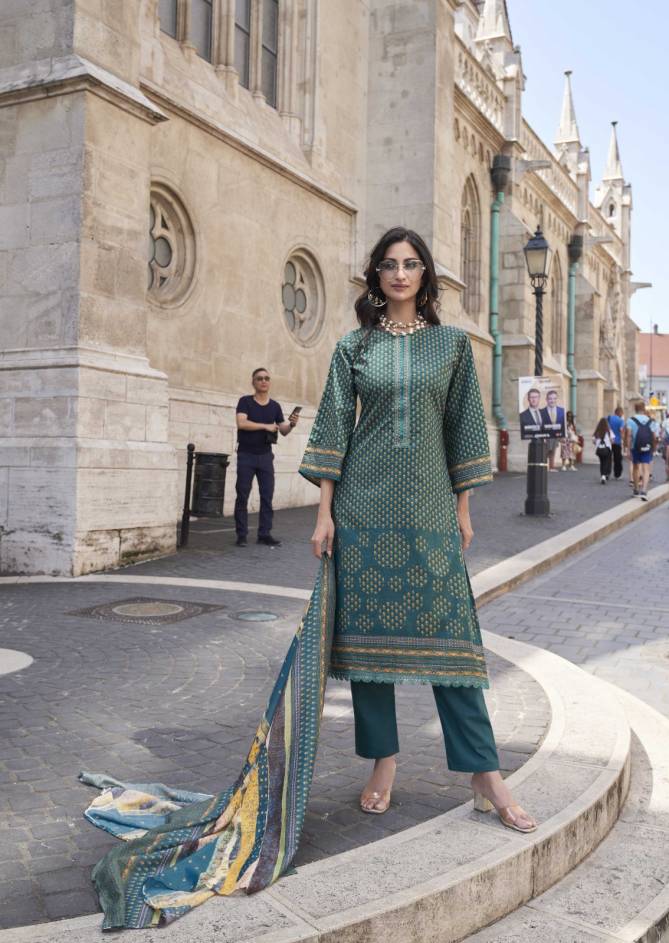 Roz Meher By The Hermitage lawn Karachi Cotton Dress Material Wholesale Shop In Surat